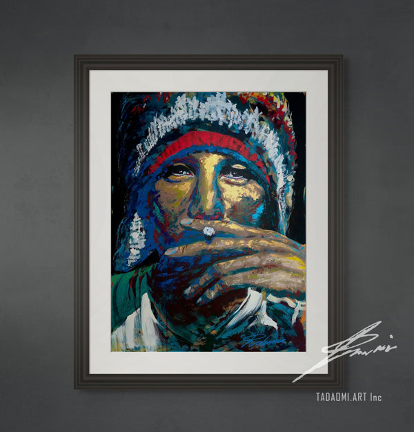 Native american | Hand-Finished Limited Edition Print