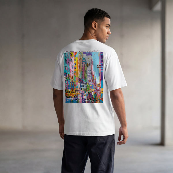 90’s New York バックプリント オーバーサイズTシャツ