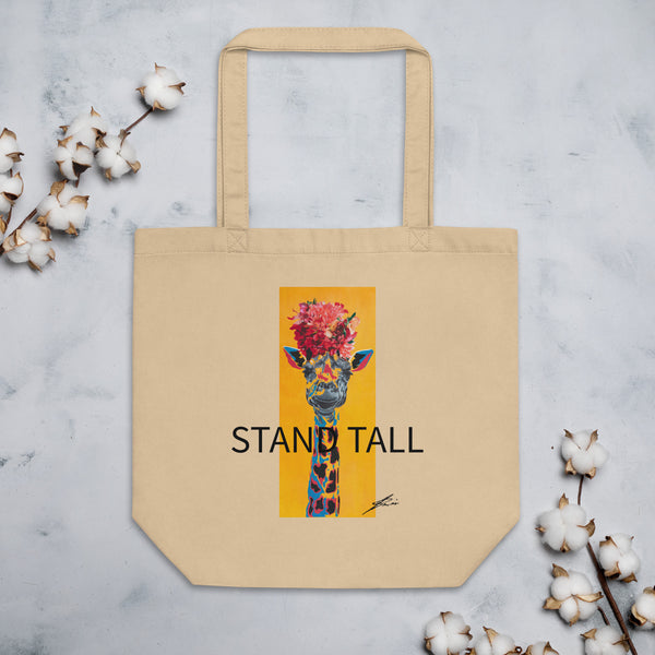 Giraffe flower crown Eco Tote Bag