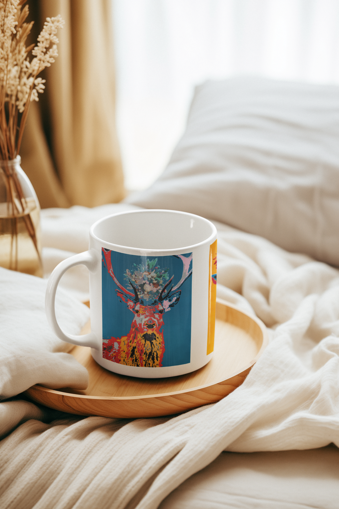 Flower Crown glossy mug