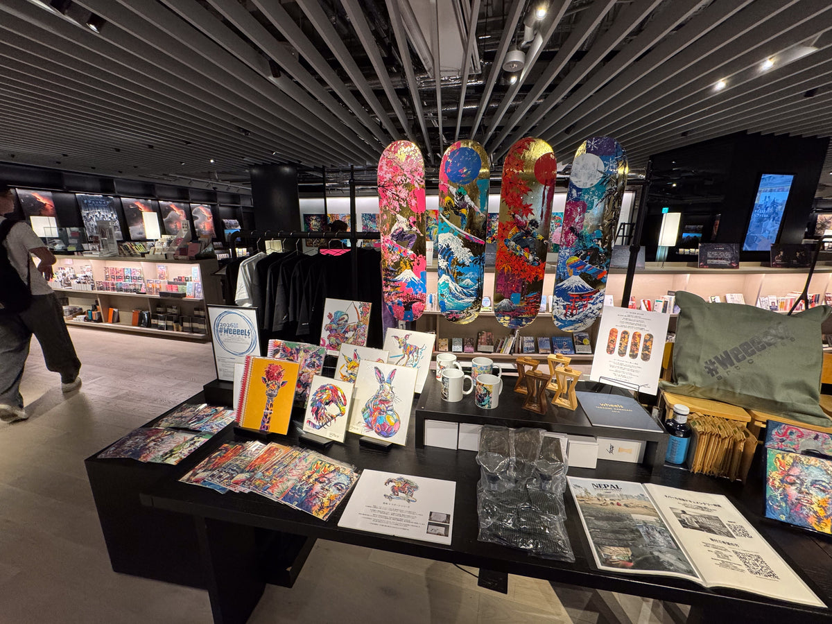 六本木 蔦屋書店での展示販売レポート｜アートを纏う、TADAOMIART Style