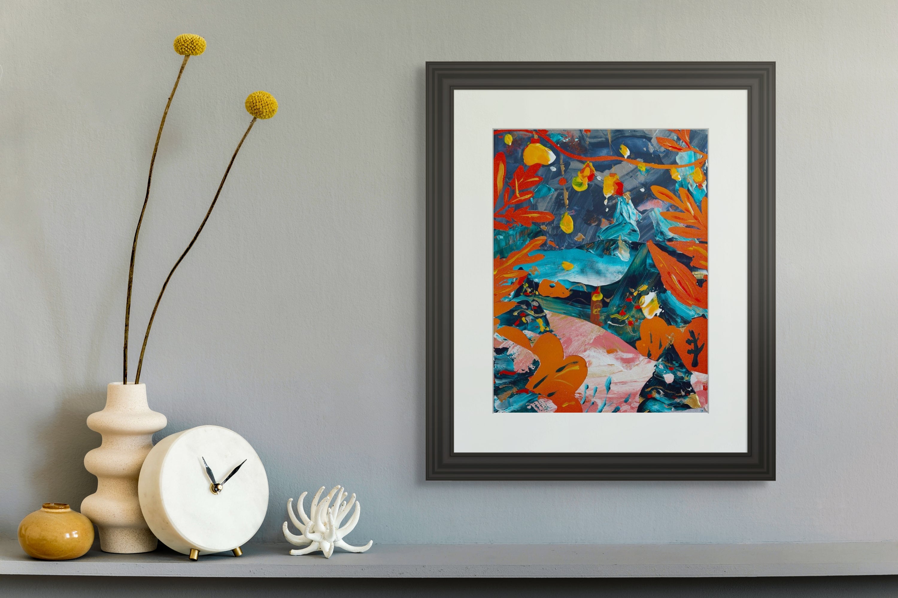 【クリスマス直前企画】ペイントナイフで描く“抽象風景画”ワークショップ