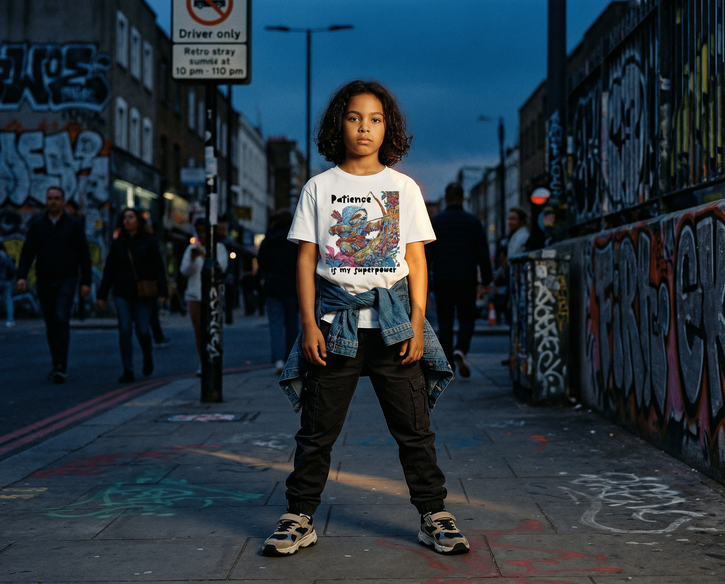 Youth classic tee Sloth×Archery