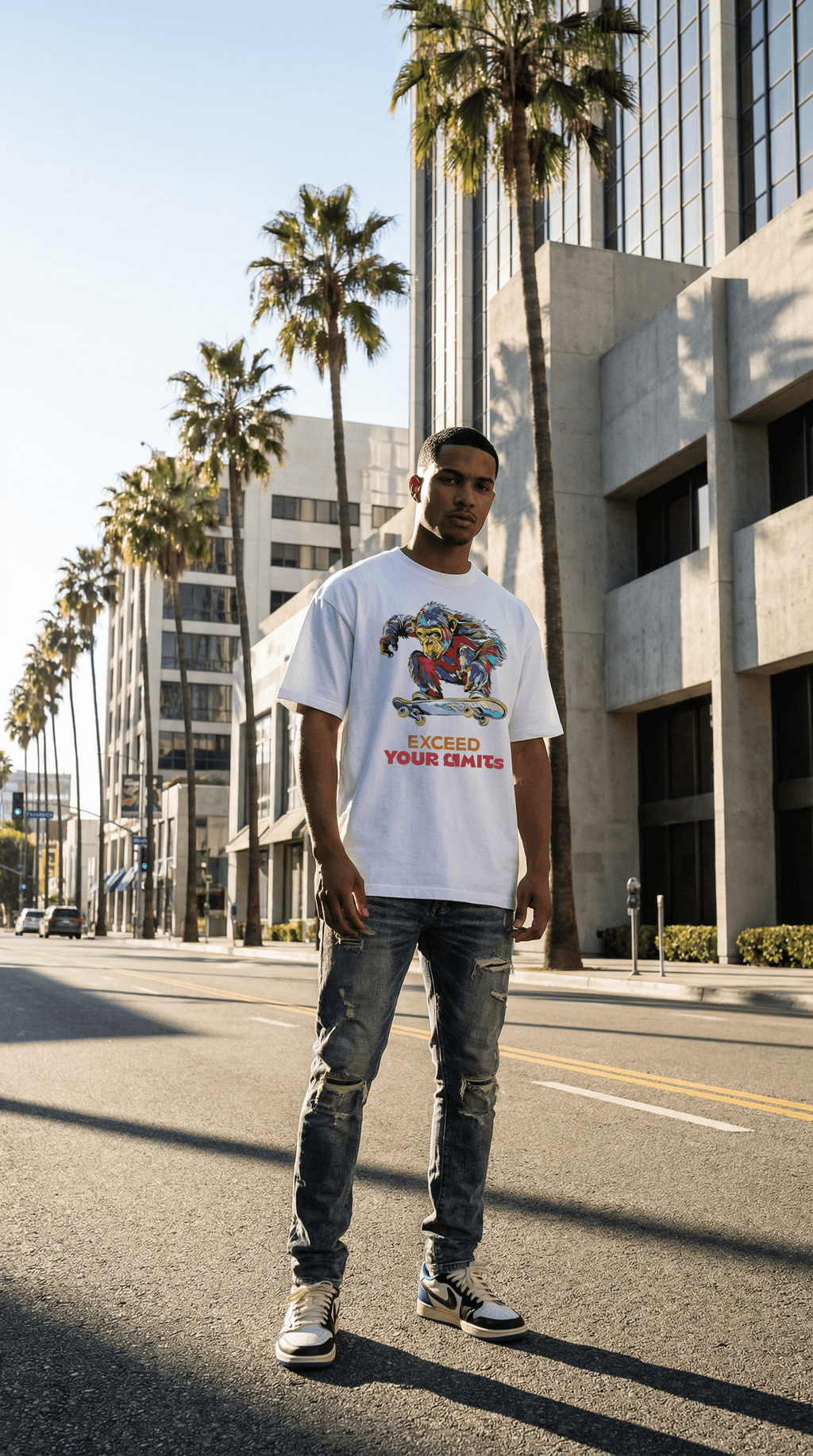 Gorilla×Skateboard mit SIGNATURE LABEL