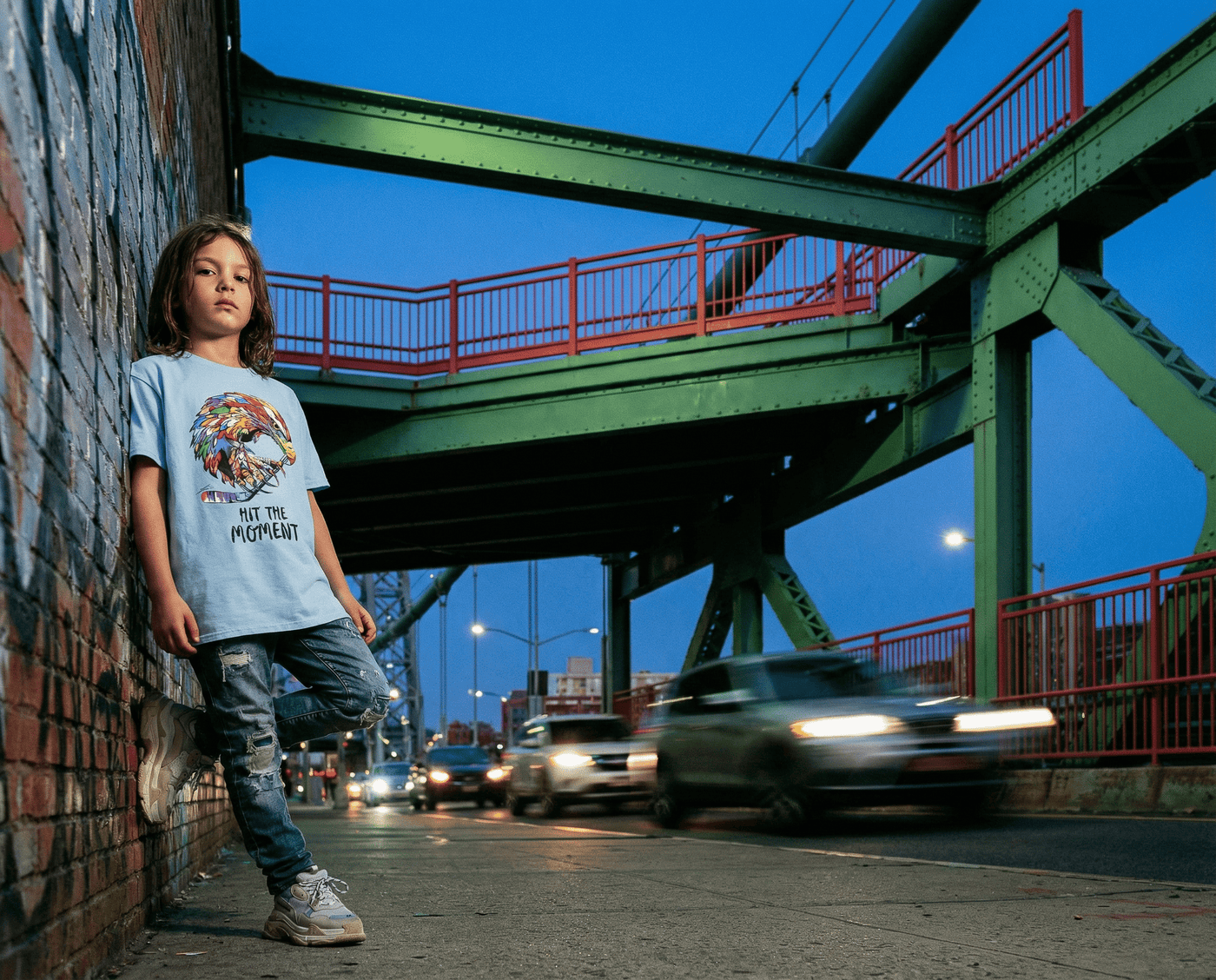 Youth classic tee Eagle×Ice Hockey