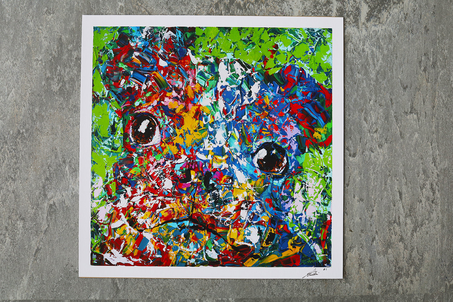 Boston Terrier puppy | Limited Edition Print