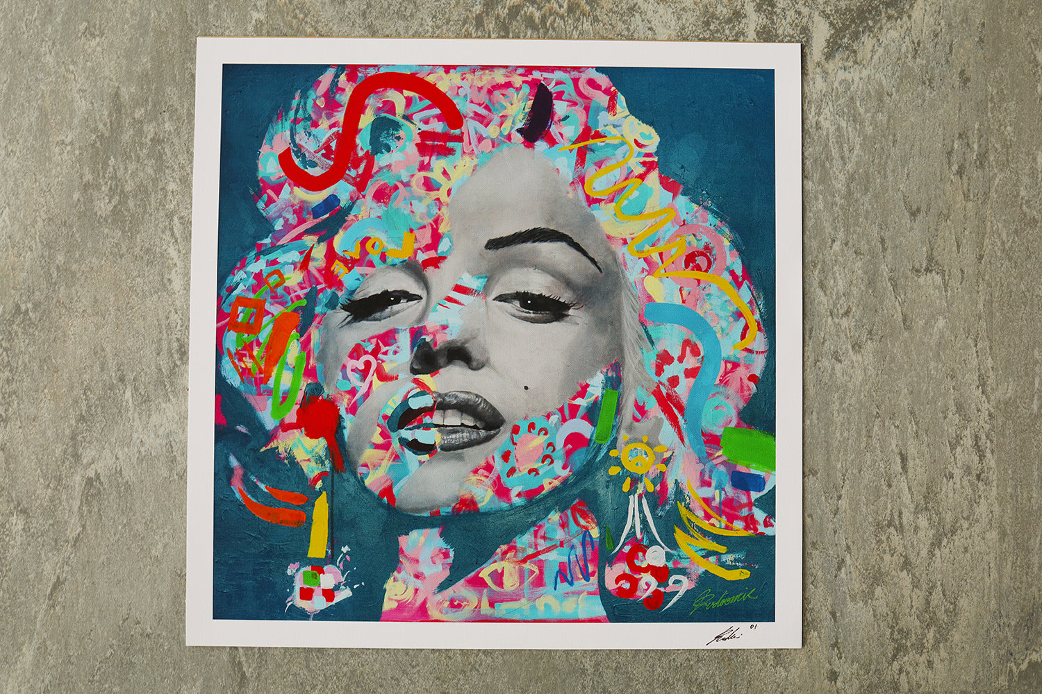 Marilyn KIDS x Tadaomi Kollaboration | Limitierter Kunstdruck