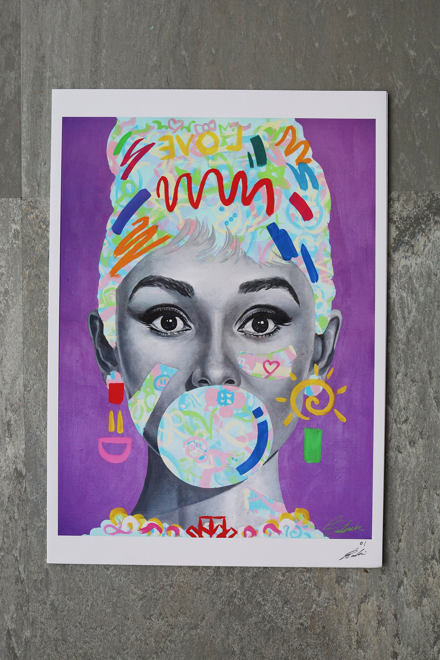 Audrey kids x Tadaomi | Limited Edition Print