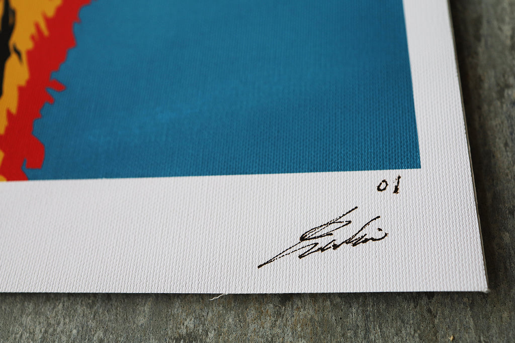 Reindeer -flower crown- | Limited Edition Print