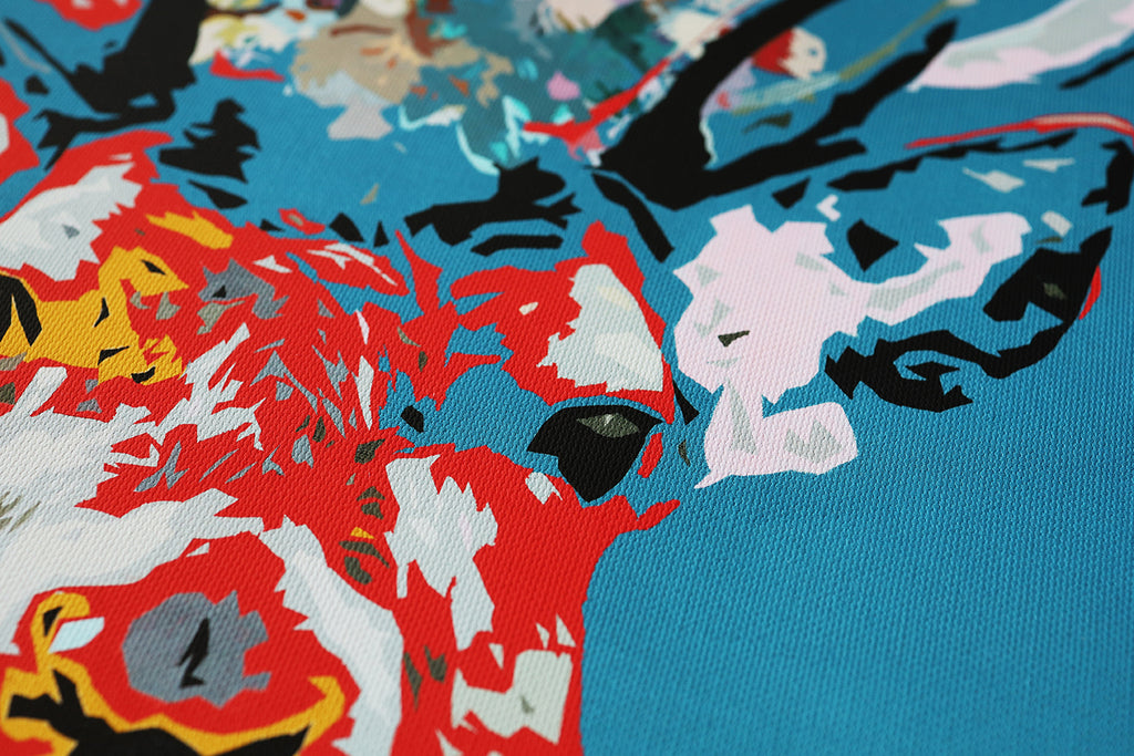 Reindeer -flower crown- | Limited Edition Print