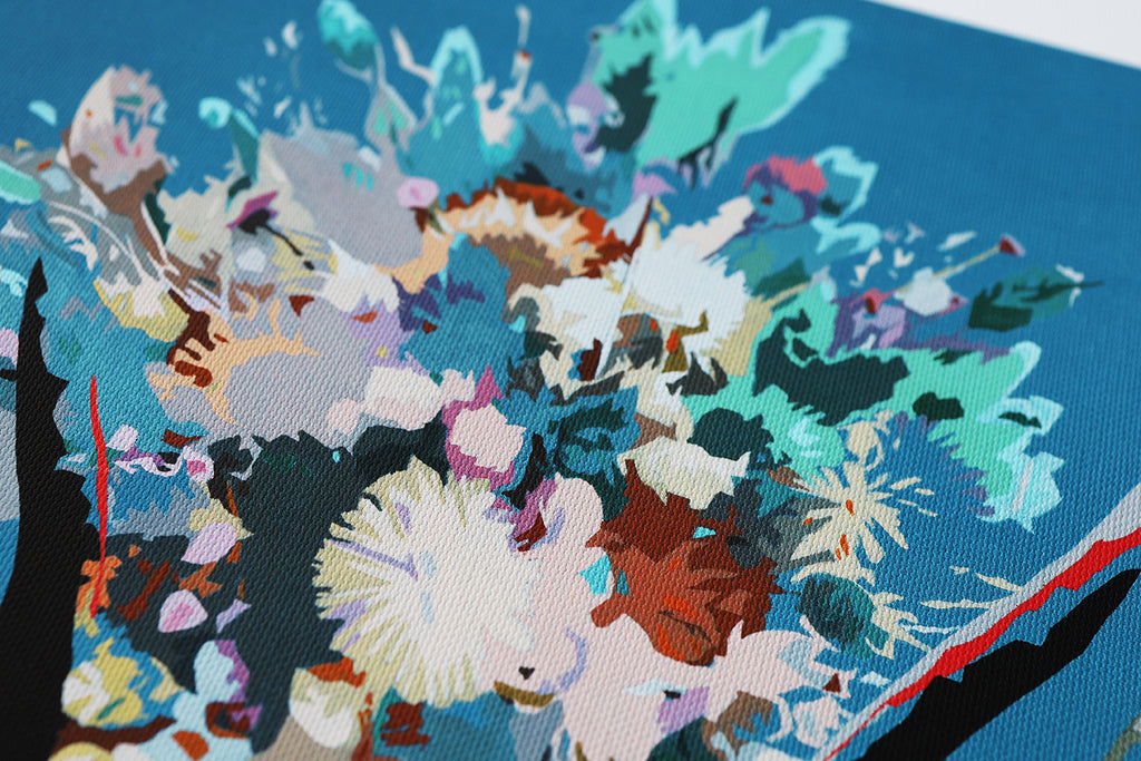 Reindeer -flower crown- | Limited Edition Print