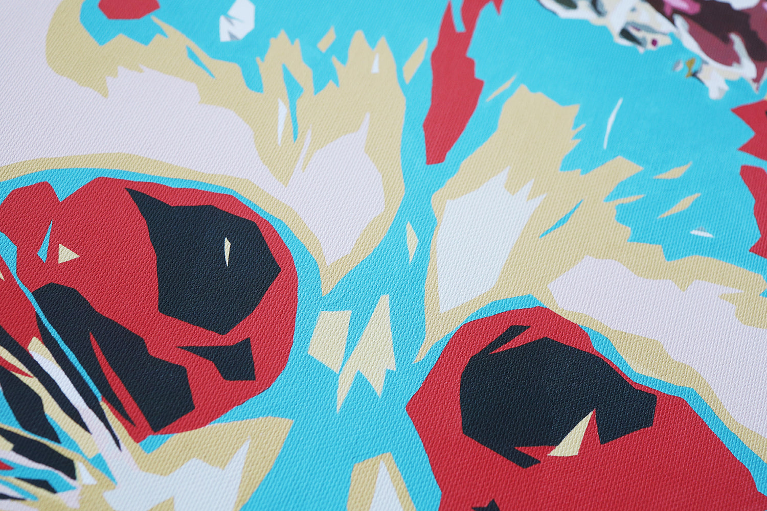 Waschbär-Blumenkranz | Limitierter Kunstdruck