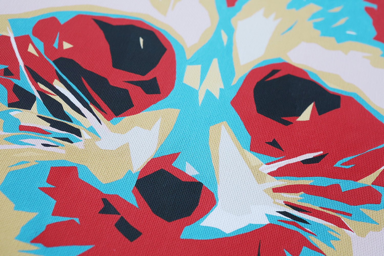 Waschbär-Blumenkranz | Limitierter Kunstdruck