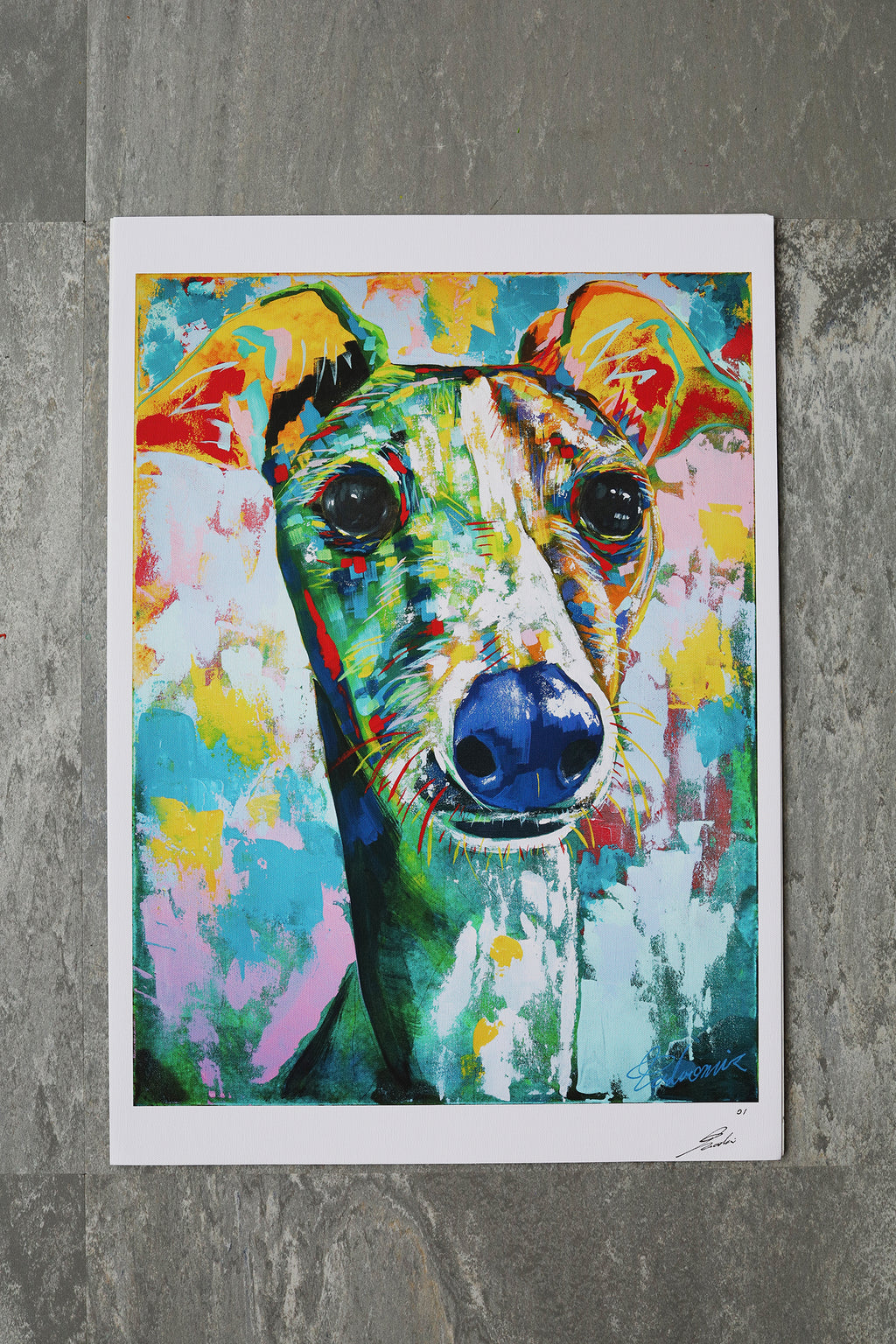 Italian greyhound 02 | Limited Edition Print