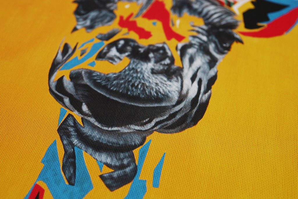 Giraffe -flower crown- | Limited Edition Print