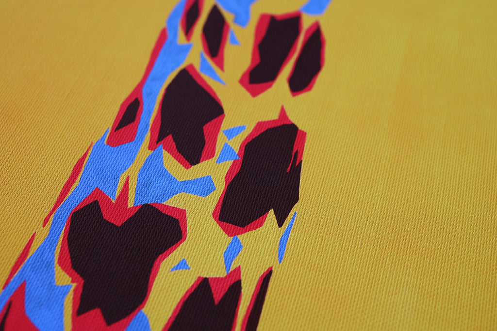 Giraffe -flower crown- | Limited Edition Print