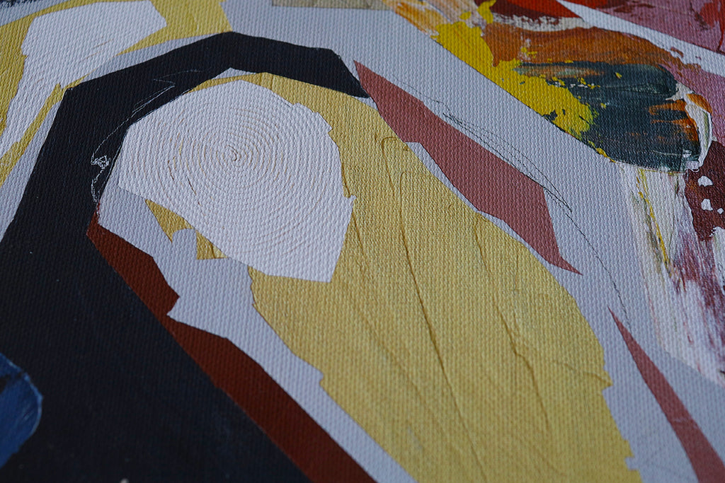 Frau mit geflochtenem Haar | Limitierter Kunstdruck