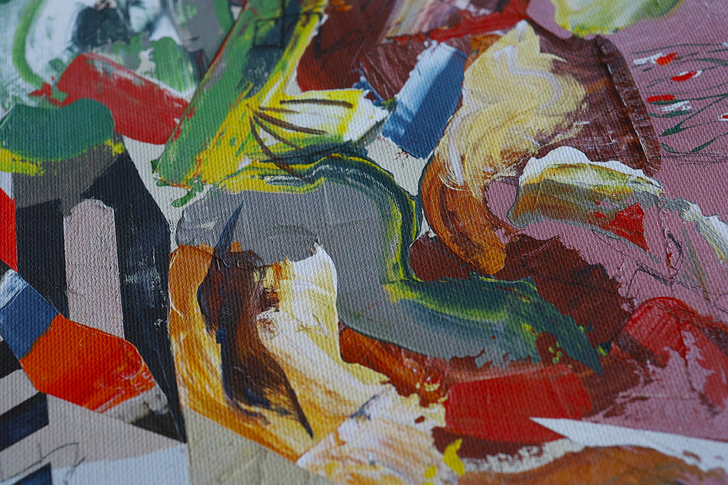 Frau mit geflochtenem Haar | Limitierter Kunstdruck