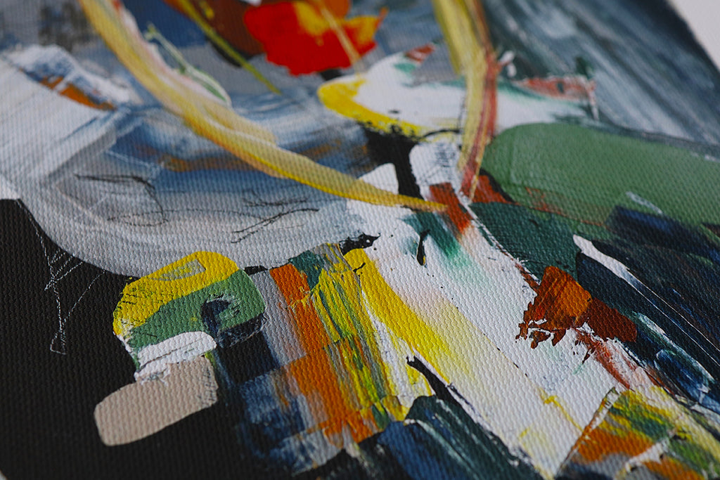 Frau mit geflochtenem Haar | Limitierter Kunstdruck