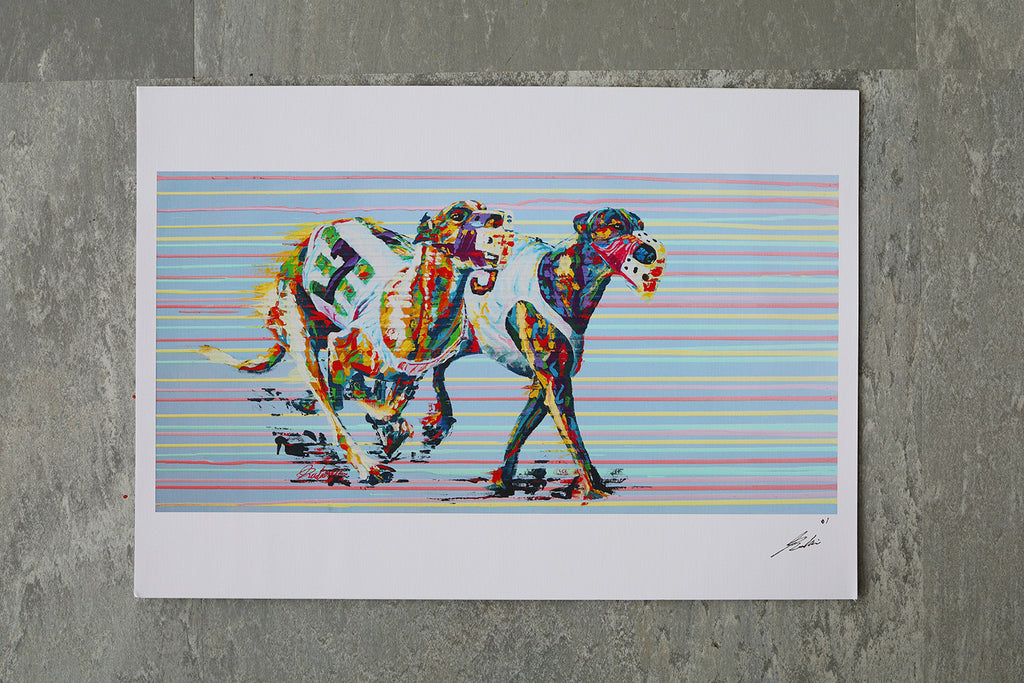Whippet | Limitierter Kunstdruck