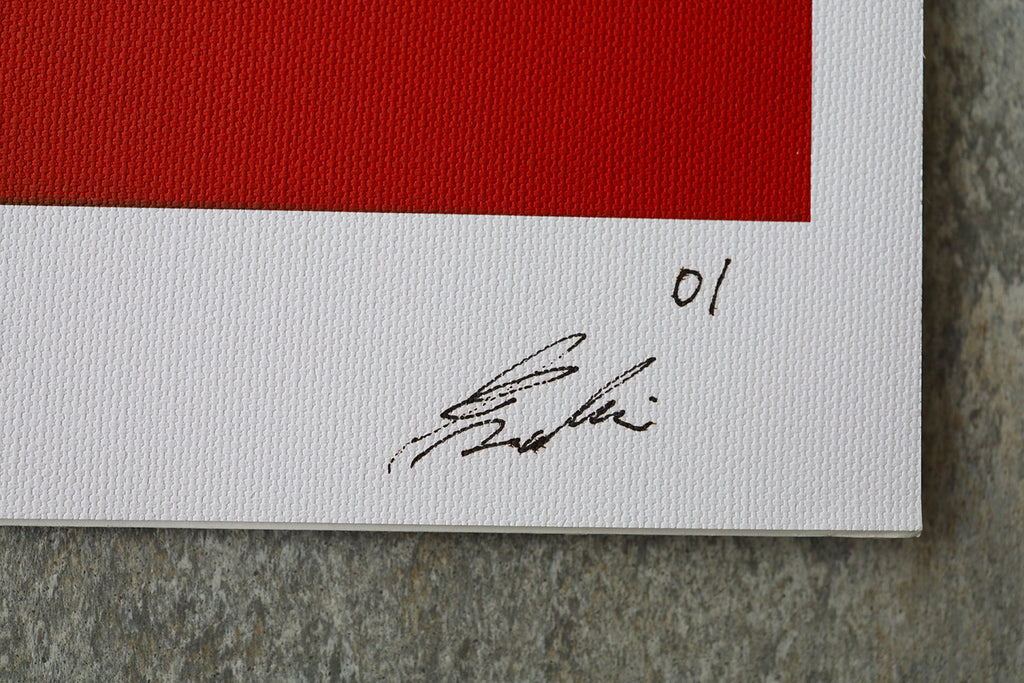 Dalmatiner -Blumenkranz- | Limitierter Kunstdruck