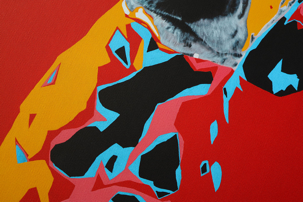 Dalmatiner -Blumenkranz- | Limitierter Kunstdruck