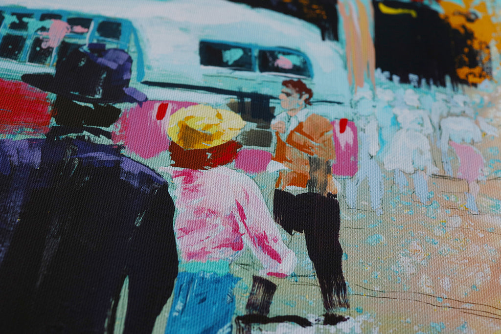 Fröhliches New York der 1950er Jahre | Limitierter Kunstdruck