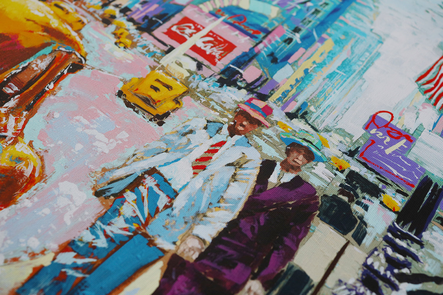 Fröhliches New York der 1950er Jahre | Limitierter Kunstdruck