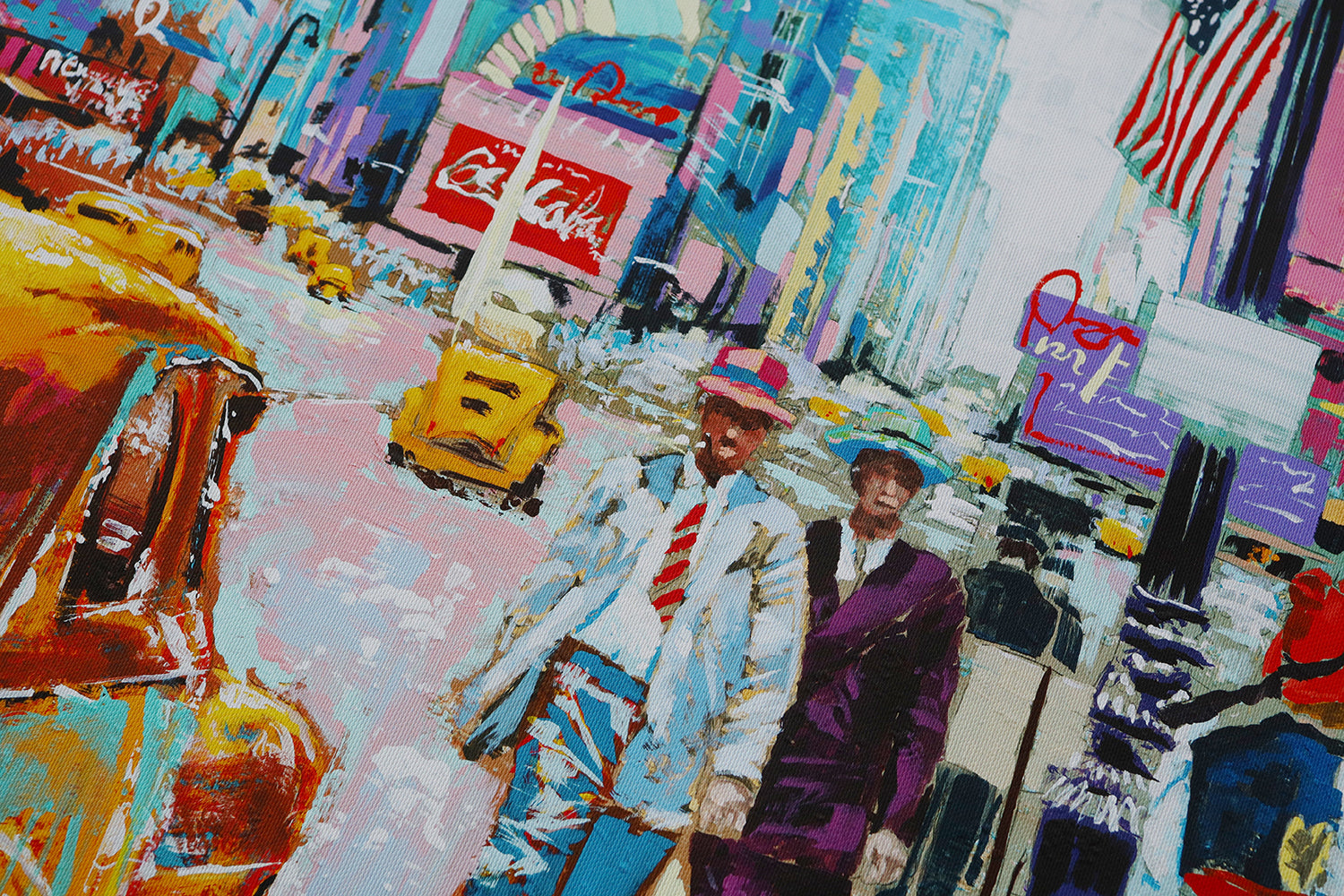 Fröhliches New York der 1950er Jahre | Limitierter Kunstdruck