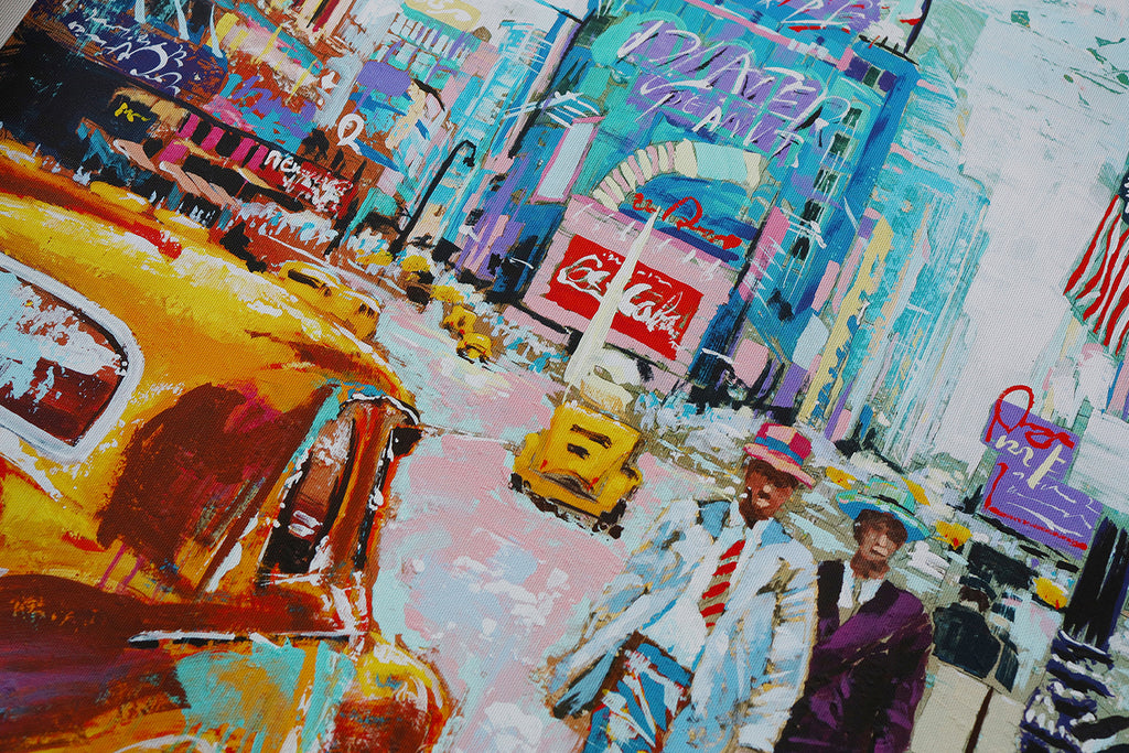 Fröhliches New York der 1950er Jahre | Limitierter Kunstdruck