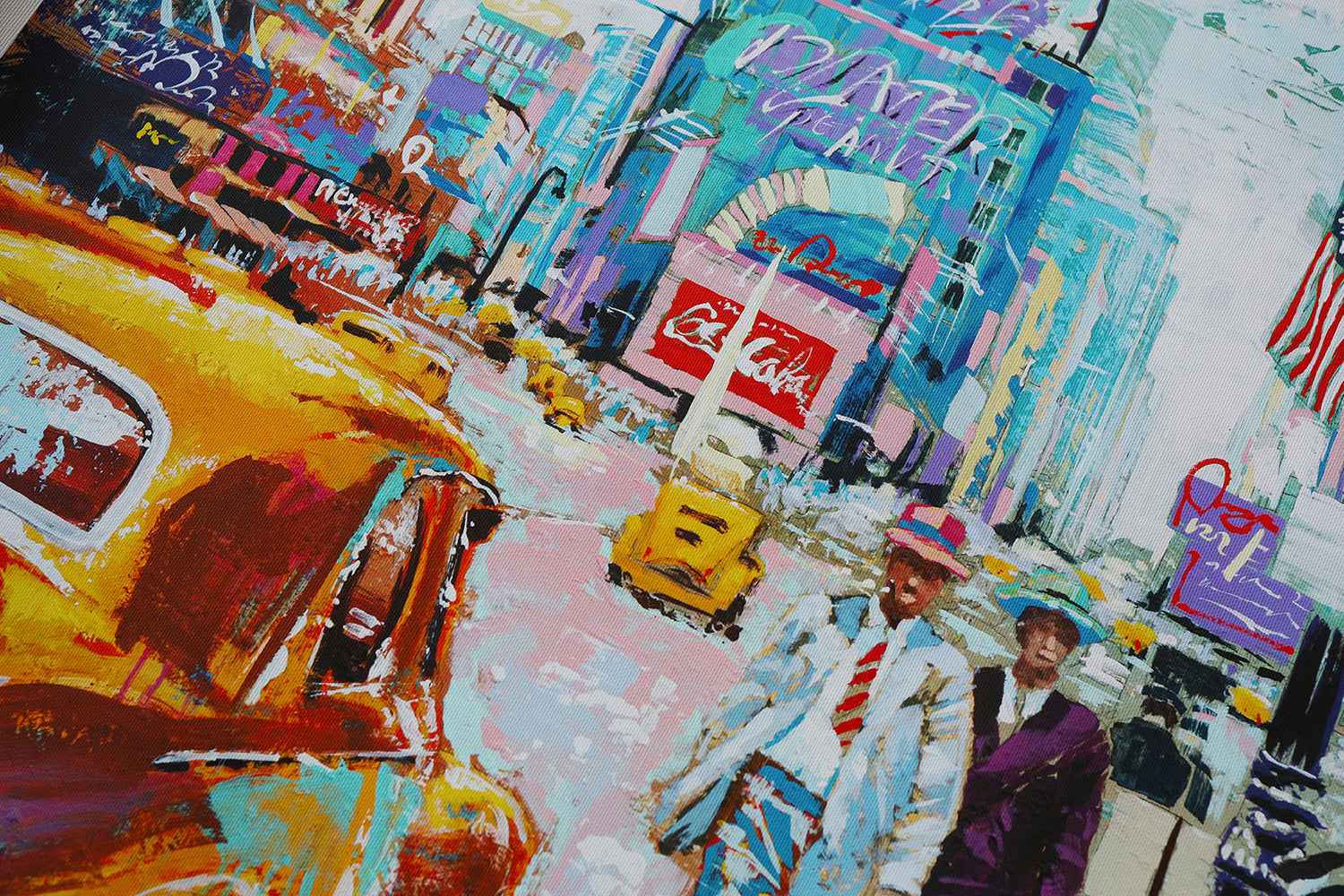 Fröhliches New York der 1950er Jahre | Limitierter Kunstdruck