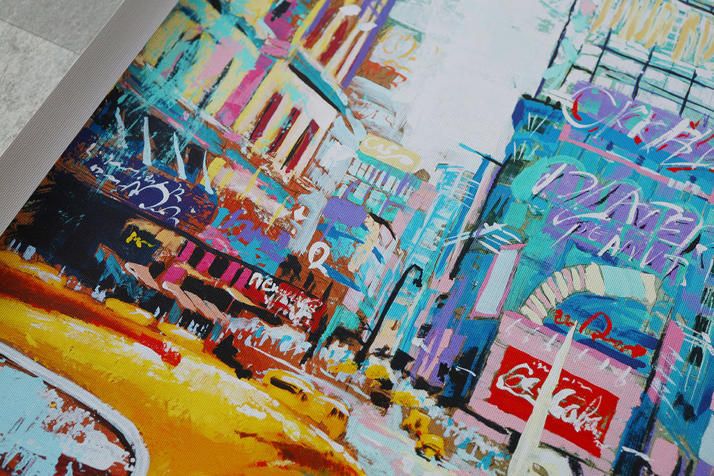 Fröhliches New York der 1950er Jahre | Limitierter Kunstdruck