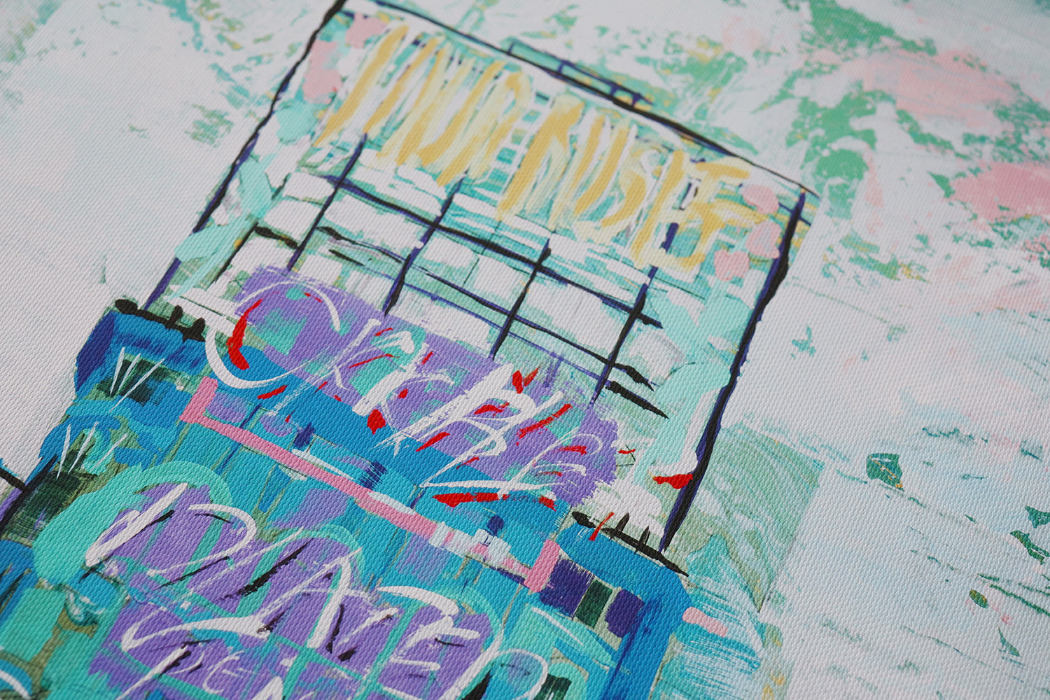 Fröhliches New York der 1950er Jahre | Limitierter Kunstdruck