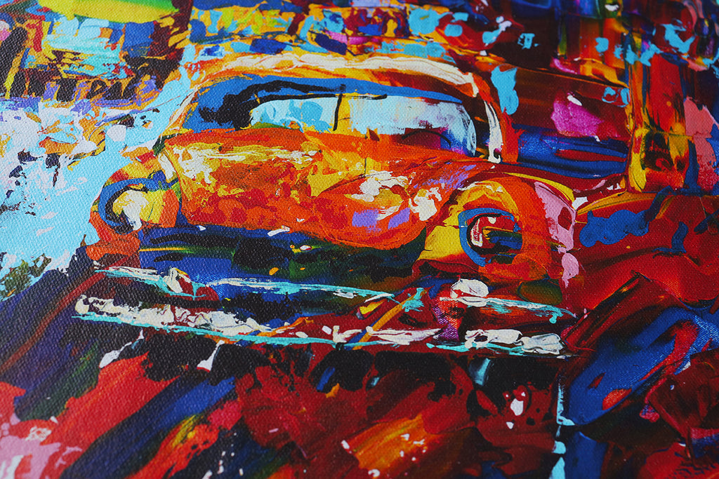 Fröhliches New York der 1970er | Limitierter Kunstdruck