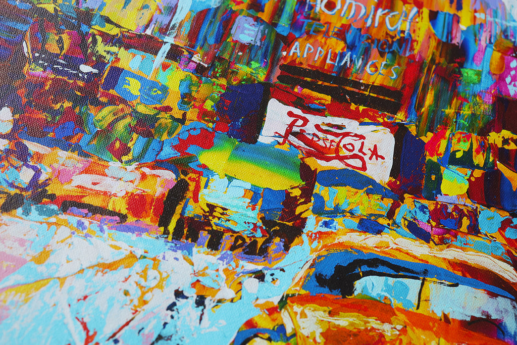 Fröhliches New York der 1970er | Limitierter Kunstdruck