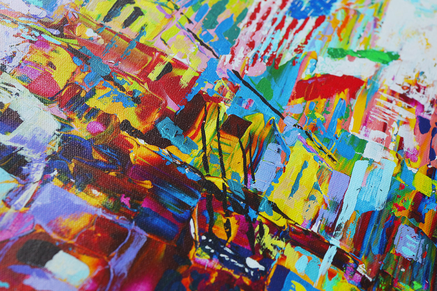 Fröhliches New York der 1970er | Limitierter Kunstdruck