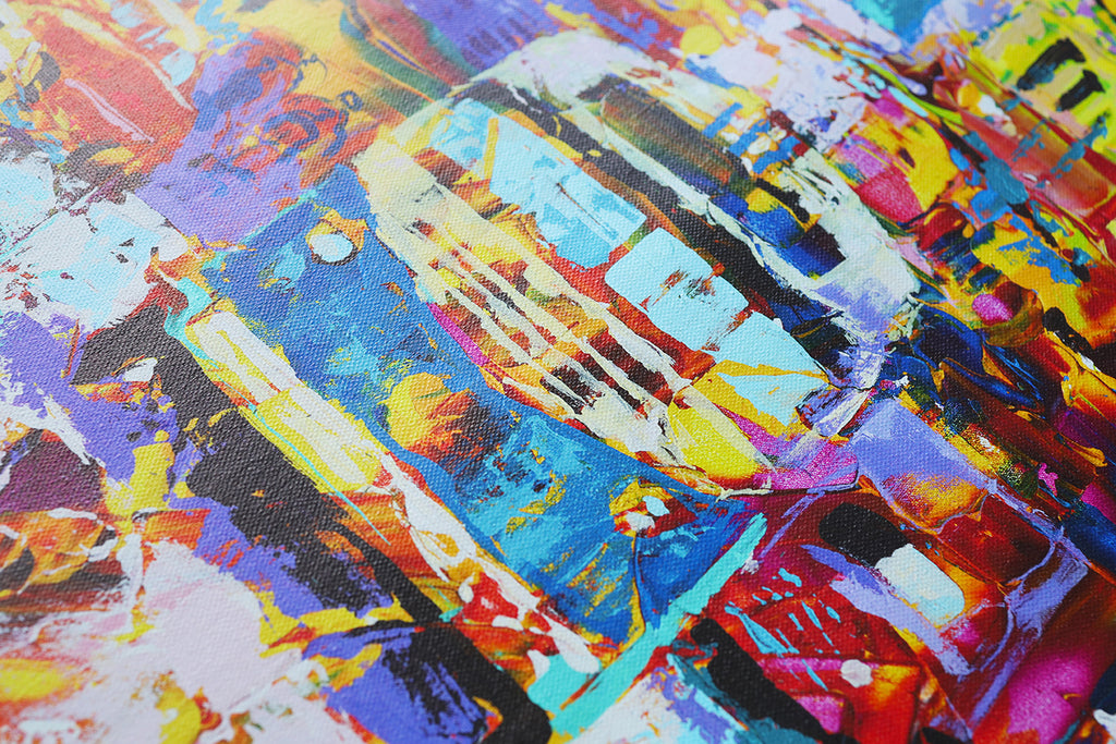 Fröhliches New York der 1970er | Limitierter Kunstdruck