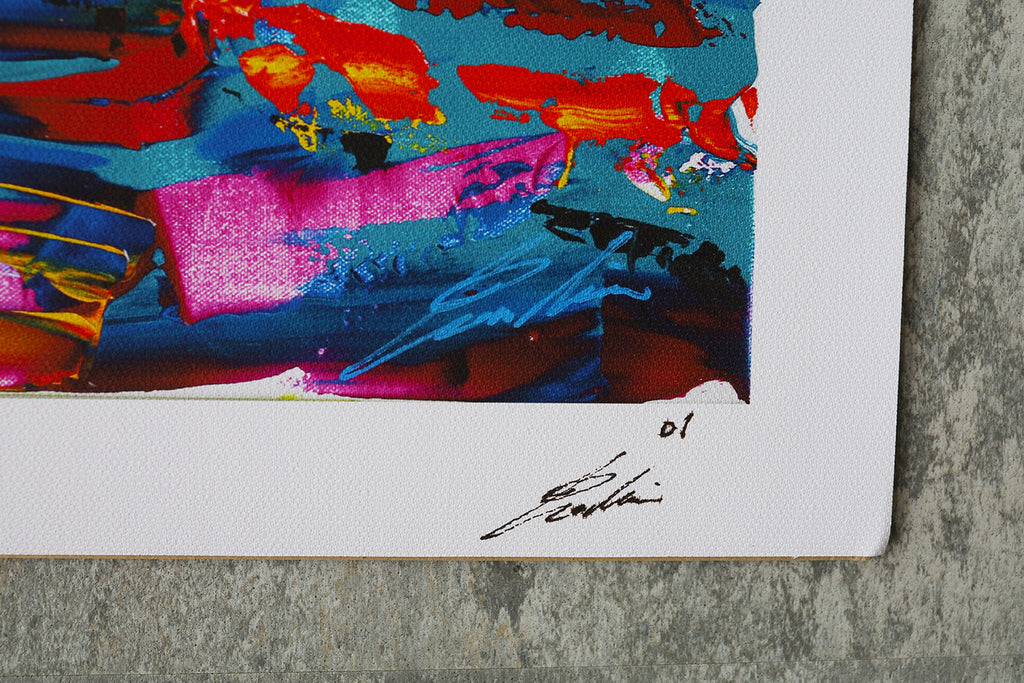 Schnittpunkt von Licht und Schatten in London | Limitierter Kunstdruck