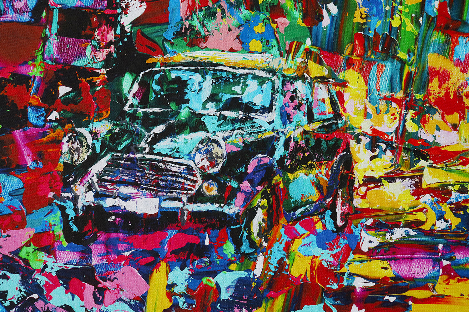 Schnittpunkt von Licht und Schatten in London | Limitierter Kunstdruck