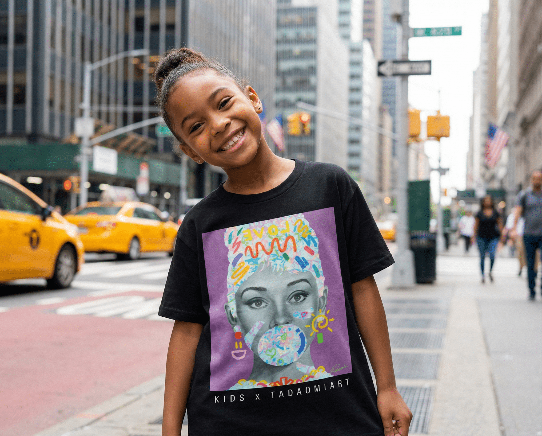 Klassisches Jugend-T-Shirt Audrey × Kids B