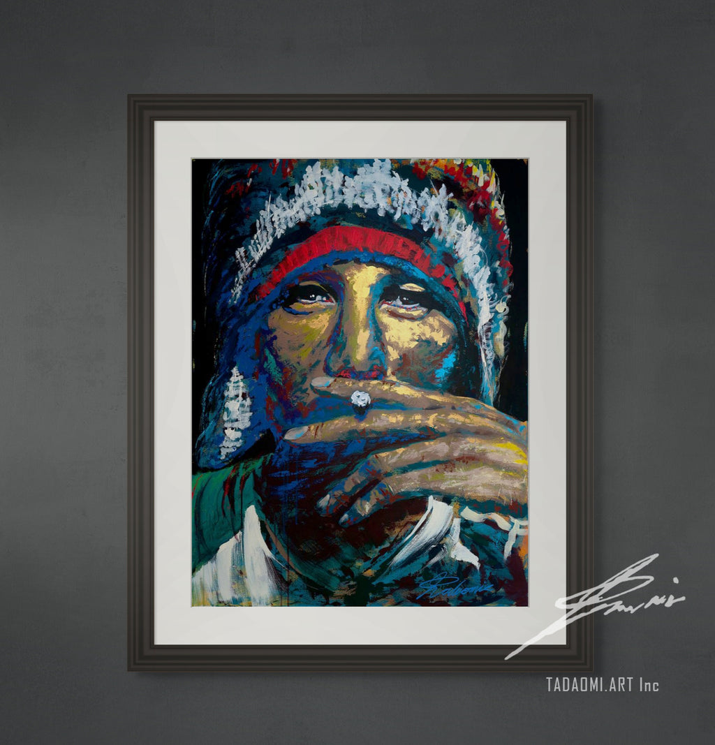 Native american | Hand-Finished Limited Edition Print