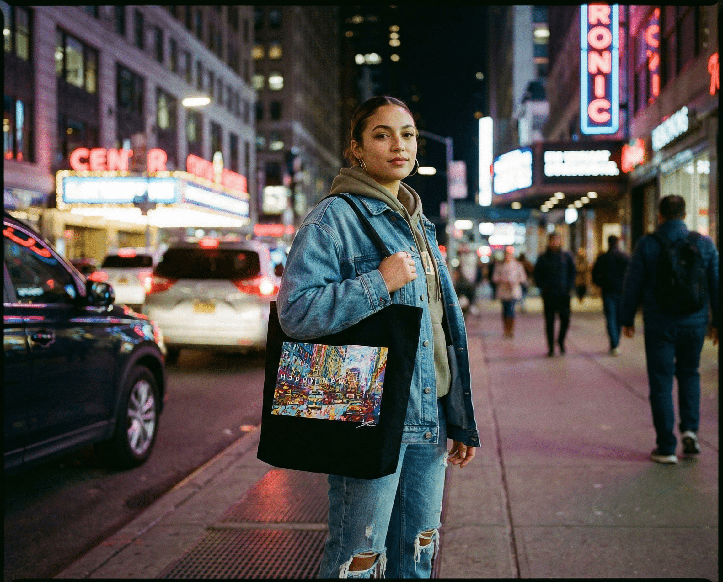 Happy New York 1970s B Eco Tote Bag
