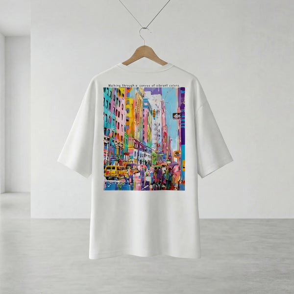 90’s New York バックプリント オーバーサイズTシャツ