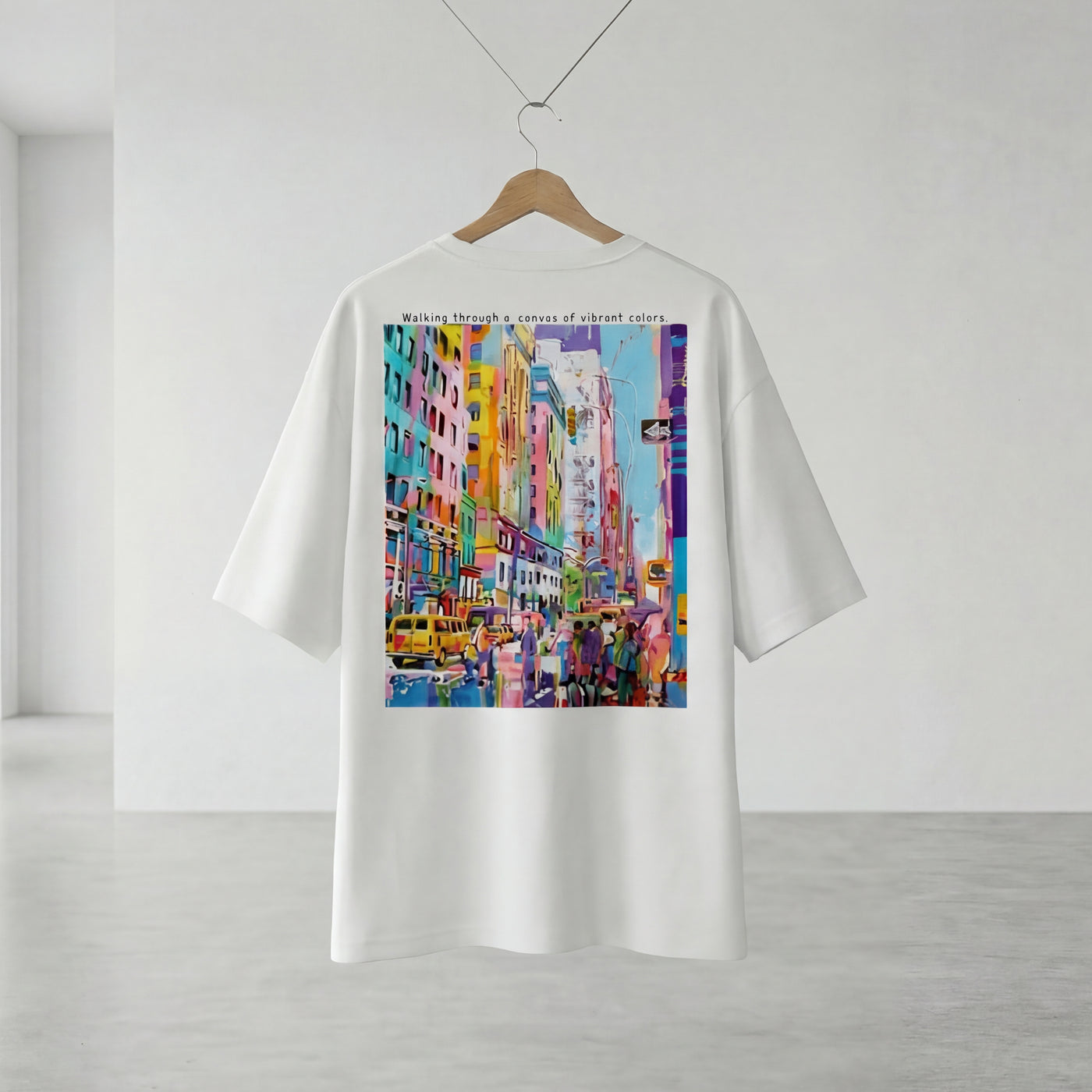 90’s New York バックプリント オーバーサイズTシャツ