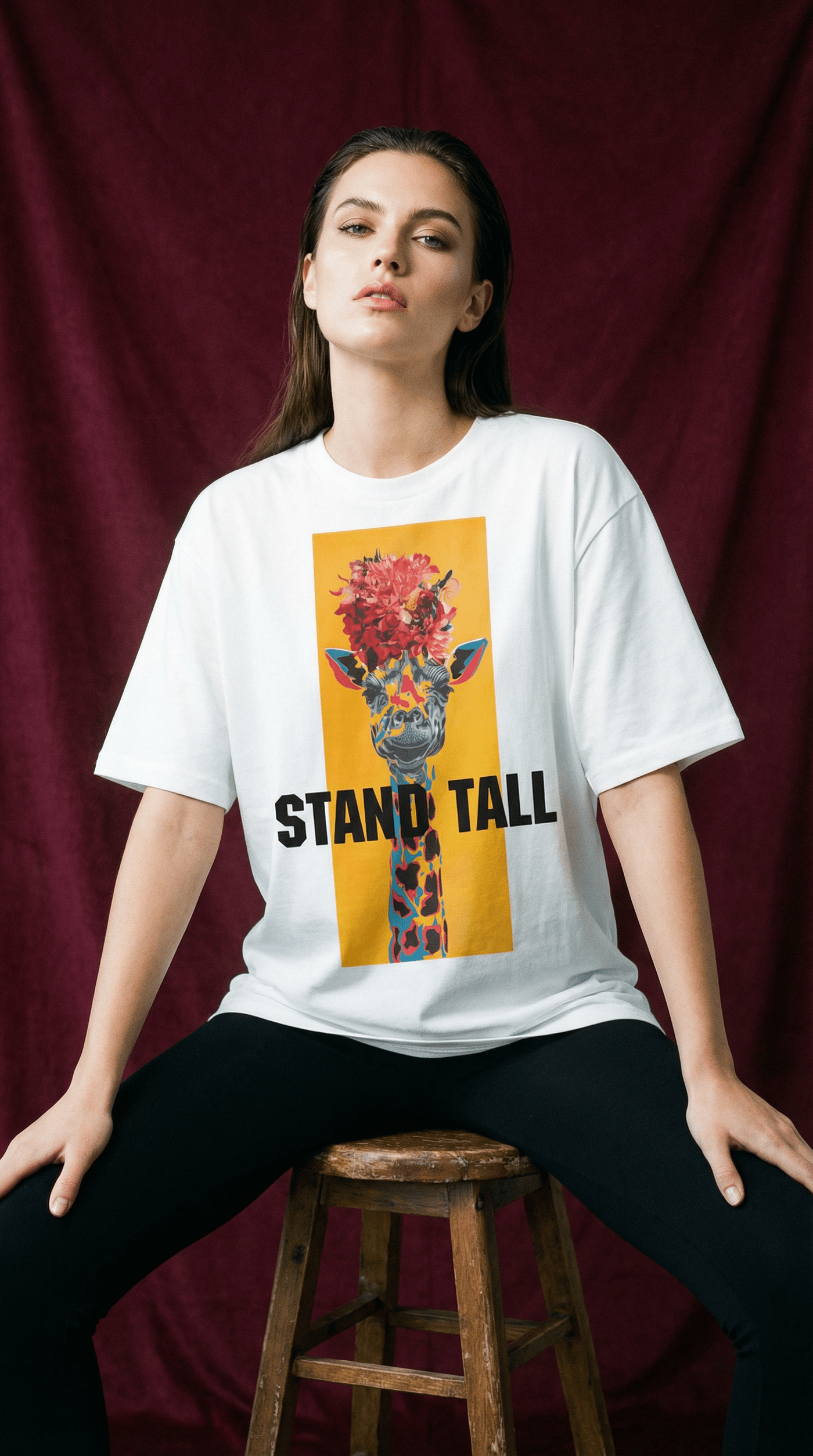 Giraffe Flower Crown (W) / SIGNATURE LABEL