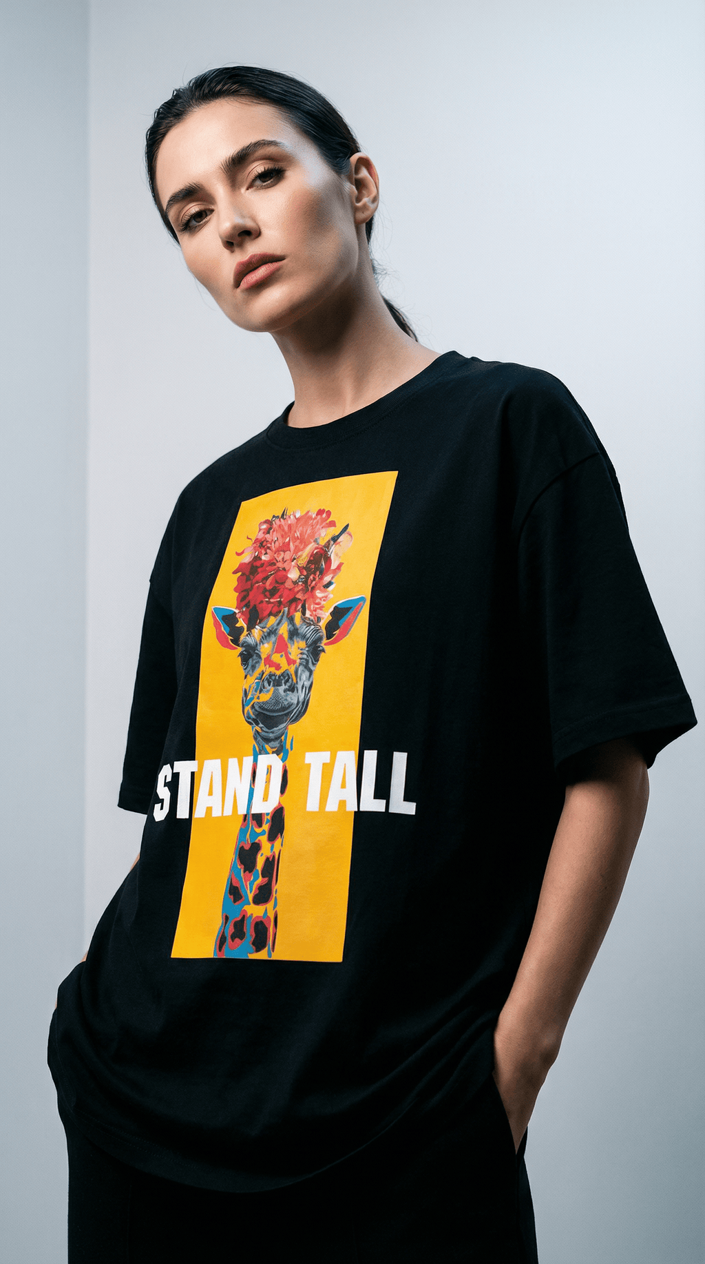 Giraffe Flower Crown / SIGNATURE LABEL