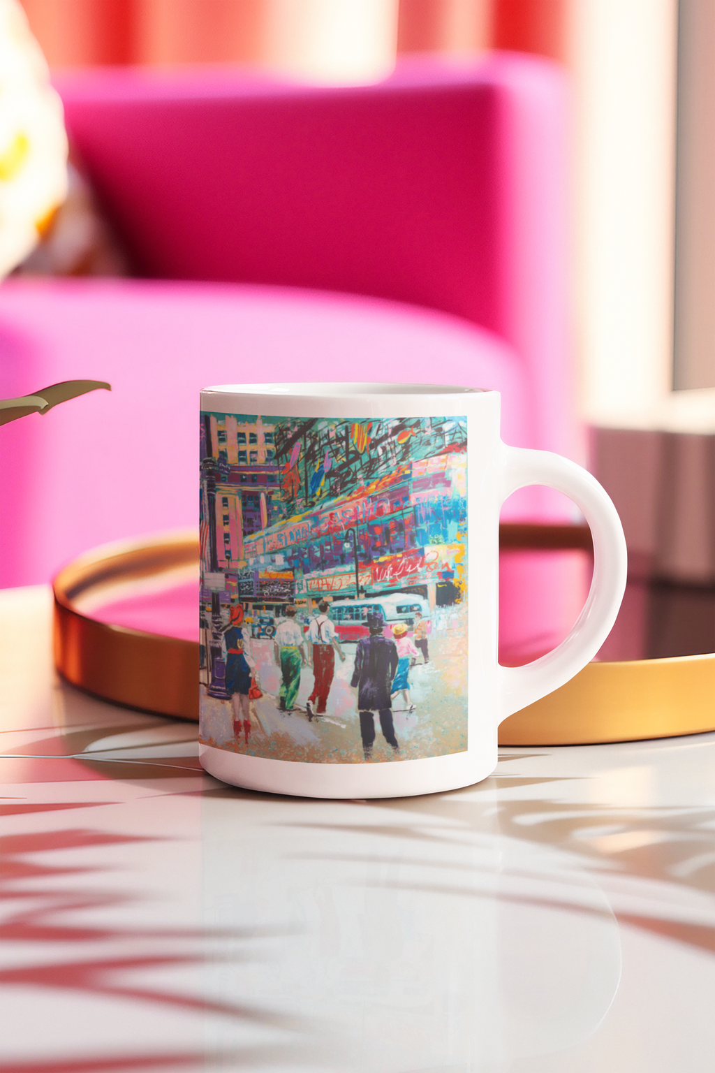Happy New York mug