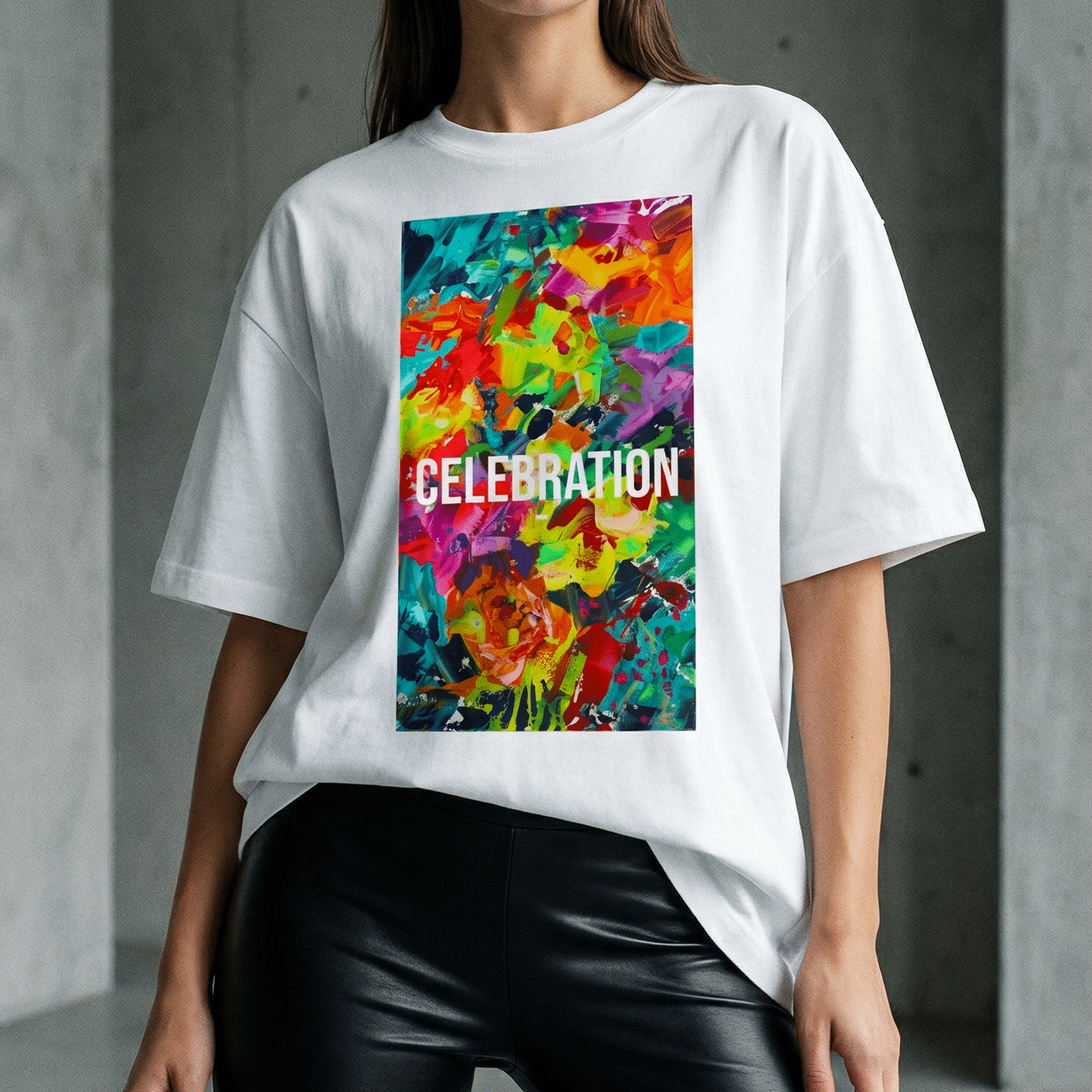 CELEBRATION オーバーサイズ Tシャツ