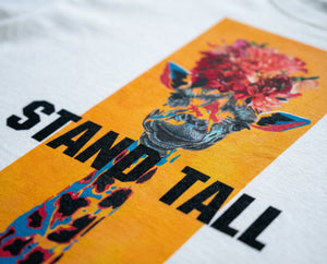 Giraffe Flower Crown  オーバーサイズTシャツ