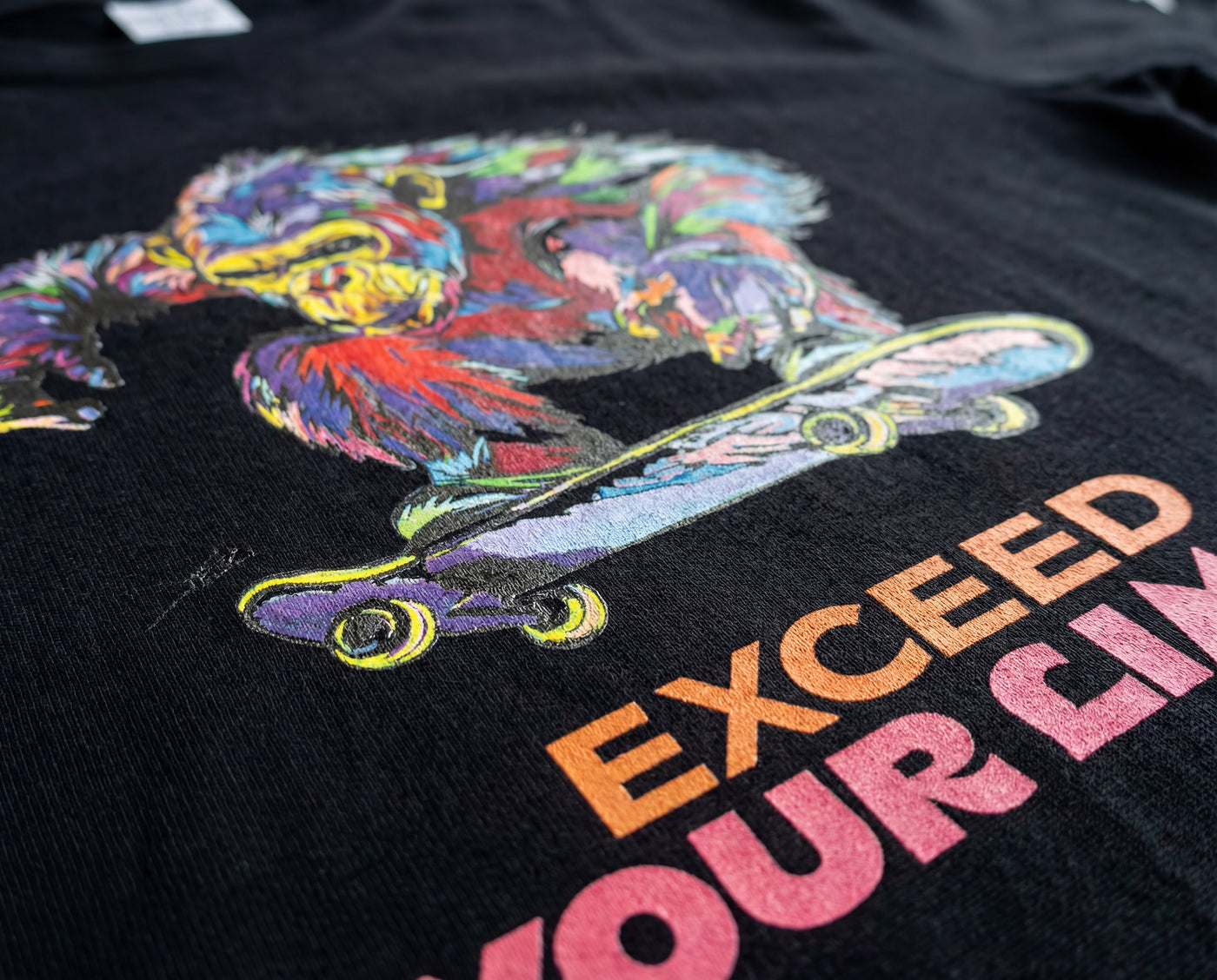 Animal × Sports – Gorilla × Skateboard オーバーサイズTシャツ